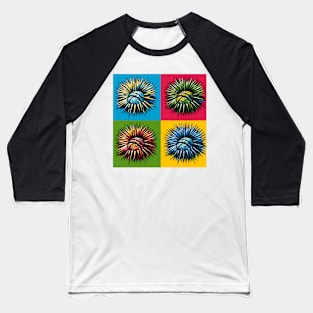 Pop Sea Urchins Art - Trendy Marine Life Baseball T-Shirt